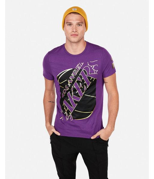 Express Mens Los Angeles Lakers Nba Crew Neck Tee