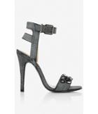 Express Women's Shoes Crocodile Rhinestone Heeled