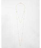 Express Womens Bezel Hi-lo Chain Necklace