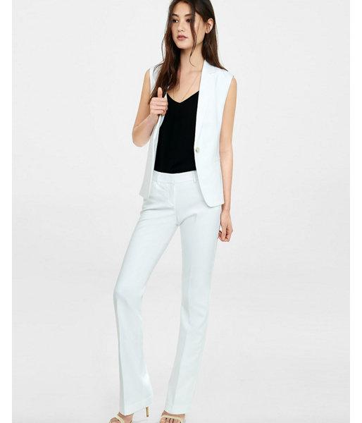 Express Womens Low Rise Barely Boot Editor Pant