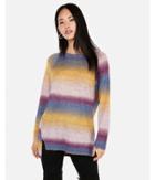 Express Womens Petite Ombre Space Dye Oversized Tunic