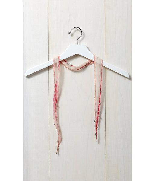 Express Women's Scarves Chan Luu Pink Tie Dye Skinny