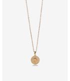 Express Womens Pave D Initial Round Pendant Necklace