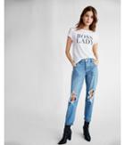 Express Womens Boss Lady Graphic Tee