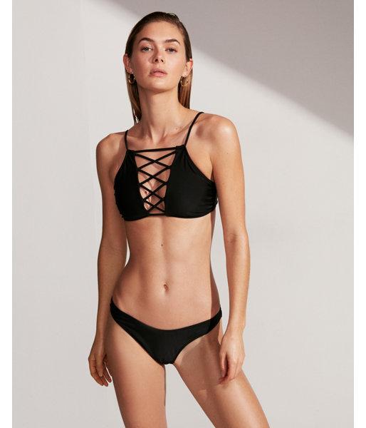 Express Womens Ultra High Leg Cheeky Bikini Bottoms