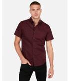 Express Mens Slim Patterned Button-down Short