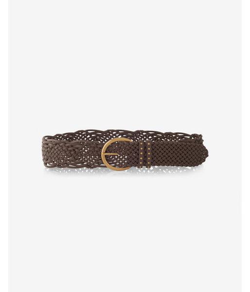 Express Womens Braided Buckle Belt