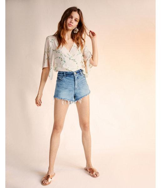 Express Womens Girlfriend Denim Cutoff