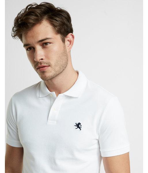 Express Slim Fit Stretch Pique Polo