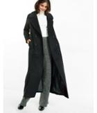 Express Womens Maxi Wool Blend Coat
