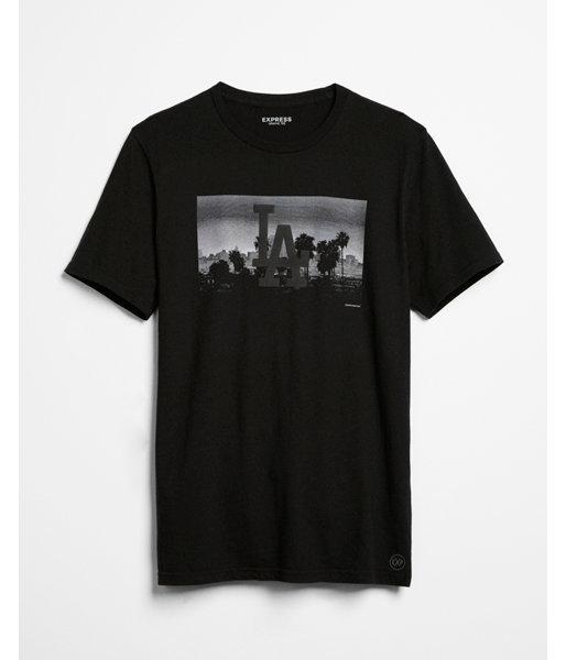 Express Mens Los Angeles Dodgers Graphic Tee