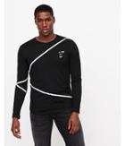 Express Mens Live It Up Long Sleeve Graphic Tee