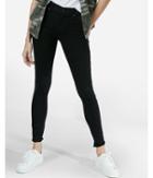 Express Womens Mid Rise Black Jeggings