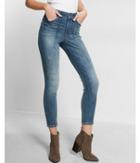 Express Womens High Waisted Front Seam Ankle Jean