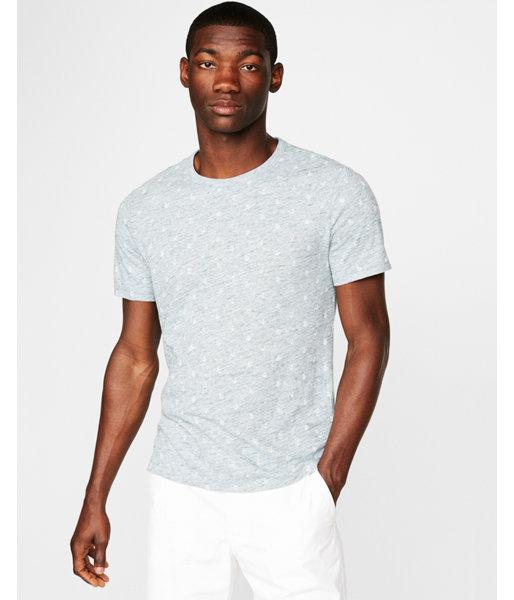 Express Mens Beach Print Crew Neck Tee