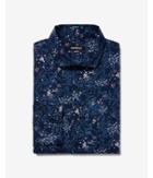 Express Mens Extra Slim Floral Print Cotton Dress