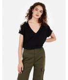 Express Womens Express One Eleven Strappy Sleeve Dolman Tee