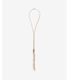Express Womens Beaded Knot Y-neck Necklace