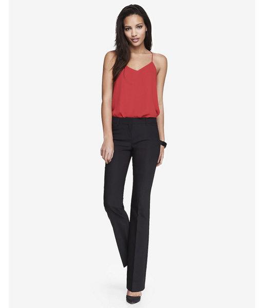 Express Womens Ultimate Double Weave Barely Boot Editor Pant