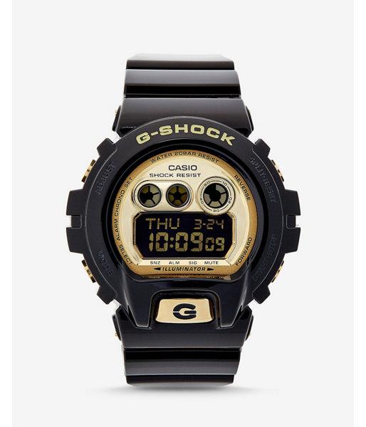Express Mens G-shock Oversized Black And Gold Watch