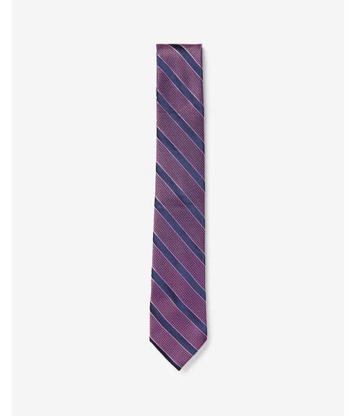 Express Mens Narrow Striped Dot Tie