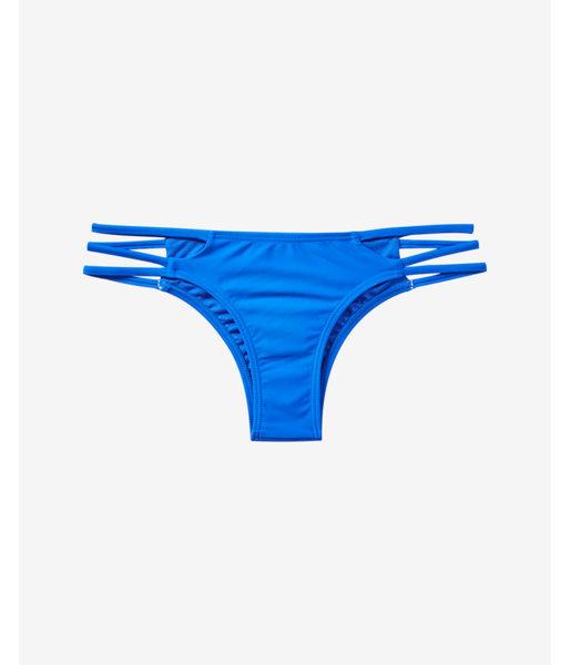 Express Womens Low Rise Strappy Side Bikini Bottom