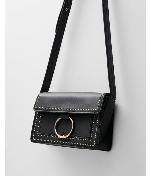 Express Womens Melie Bianco Cherie Studded Cross Body Bag