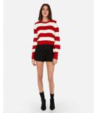 Express Womens Olivia Culpo Cropped Striped