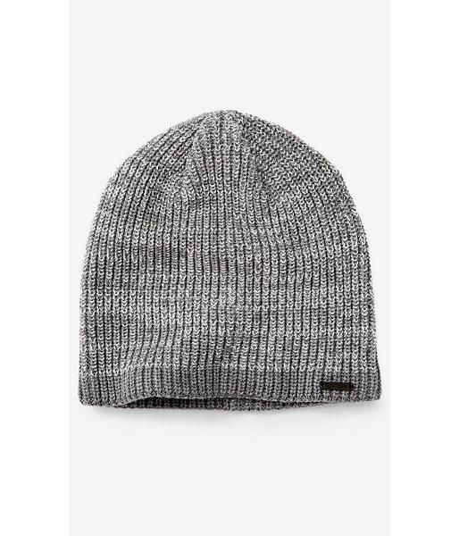 Express Men's Accessories Marled Cotton Beanie