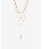 Express Womens Multi-chain Layered Filigree Necklace