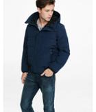 Express Mens Navy Puffer Coat