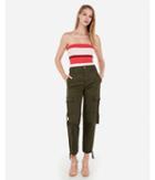 Express Womens Striped Sweater Tube Top