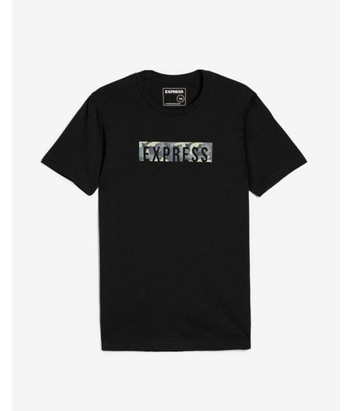 Express Mens Express Camo Graphic Tee