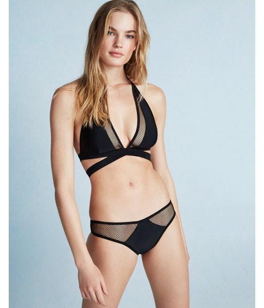 Express Womens Mesh Wrap Halter Bikini Top