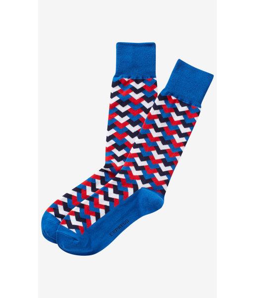 Express Men's Socks Arrow Geo Dress