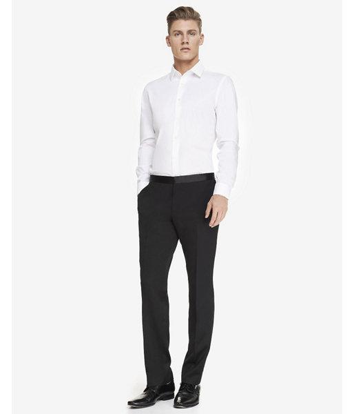 Express Mens Slim Tuxedo Black Pant