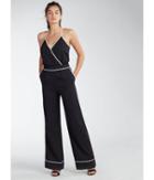 Express Contrast Trim Cami Jumpsuit