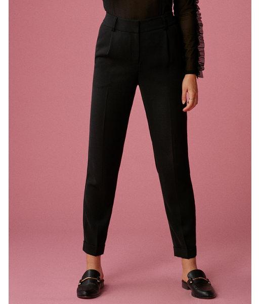 Express Womens High Waisted Cuffed Ankle Pant