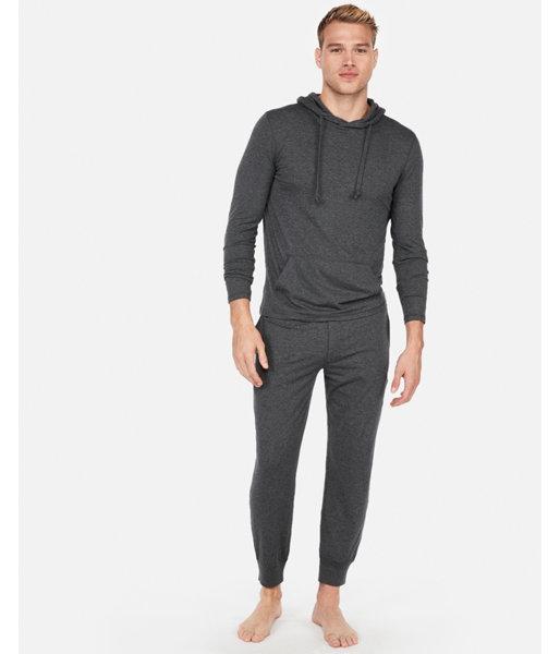 Express Mens Heather Popover Hoodie