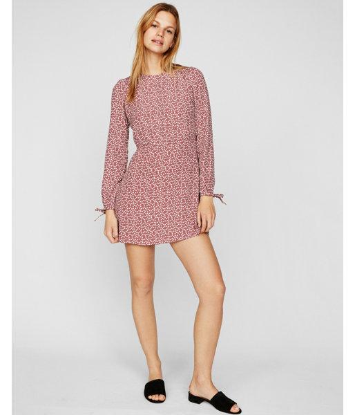 Express Womens Polka Dot Fit And Flare
