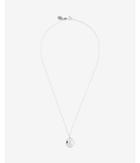 Express Womens Cubic Zirconia K Initial Disc Pendant Necklace