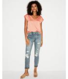 Express Womens V-neck Gramercy Tee