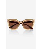 Express Women's Sunglasses Metal Tipped Square Cat Eye