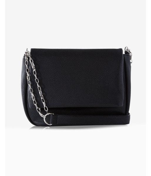 Express Womens Double Chain Fold-over Cross Body Bag