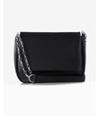Express Womens Double Chain Fold-over Cross Body Bag