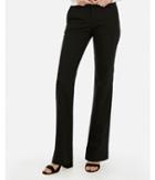 Express Womens Low Rise Notch Flare Editor Pant