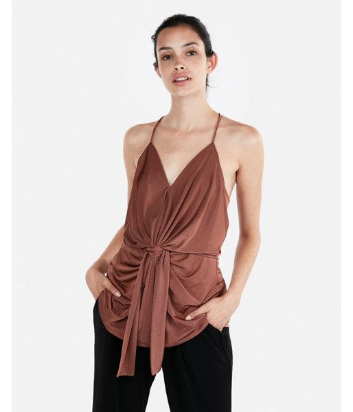 Express Womens Twist Front Racerback Cami