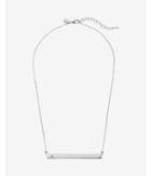 Express Single Stone Bar Pendant Necklace