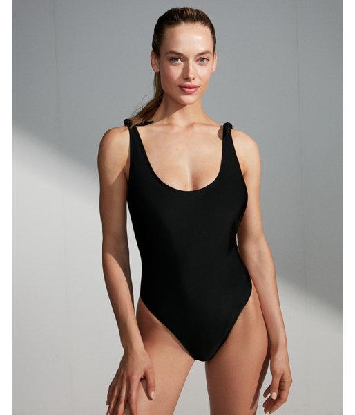 Express Womens Ultra High Leg Tie One-piece