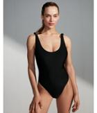 Express Womens Ultra High Leg Tie One-piece